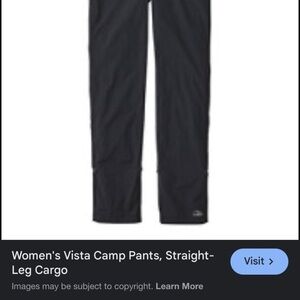 L.L. Bean Black Cargo Pants men’s X-Large